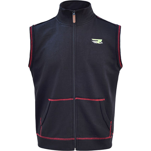 RDX U4 SLEEVELESS TERRY FLEECE HIGH-NECK JACKET-3